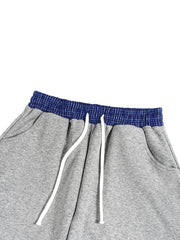 Plaid Waistband Barrel Sweatpants