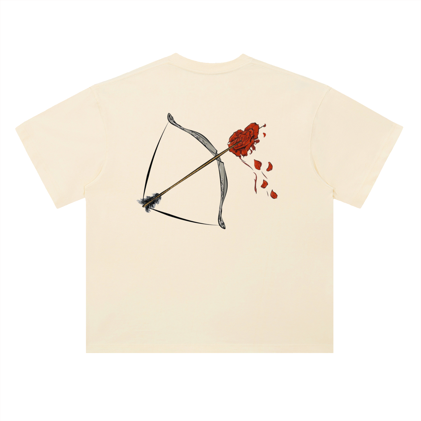 Heavyweight Drop Shoulder Cotton T-Shirt